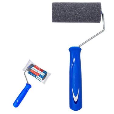Imagem de Rolo p/ Pintura Espuma 9cm Poliéster Cinza 1340 Tigre Látex