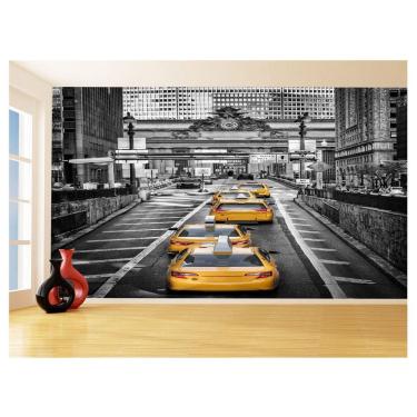 Imagem de Papel De Parede 3D Cidade New York Preto Branco 3,5M Ncd286