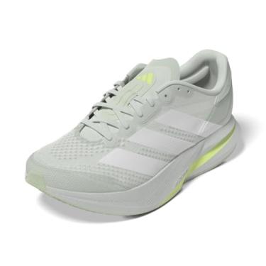 Imagem de adidas Tênis de corrida feminino Duramo Speed 2, Jade cristal/zero metálico/amarelo, 37