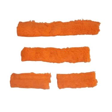 Imagem de Aymzbd Protetores de Focinheira para Cabrestos de Cavalo, Acessórios de Proteção para Treinamento de Focinheira, Fácil Instalação, Conjunto de Proteção para, Laranja