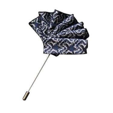 Imagem de APLVFFZH Broche de Lapela Masculino, Toalha de Bolso para Terno, Ideal para Shows, Casamentos E Noivados, Style a