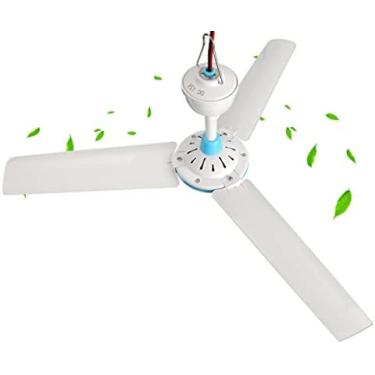 Imagem de Ventilador De Teto Pequeno, Ventilador Repelente De Mosquitos De Dissipação De Calor De Dissipação De Calor De Acampamento Ao Ar Livre De 12 V/24 V, Bateria Dc Portátil Móvel De 6 W,braçadeira De