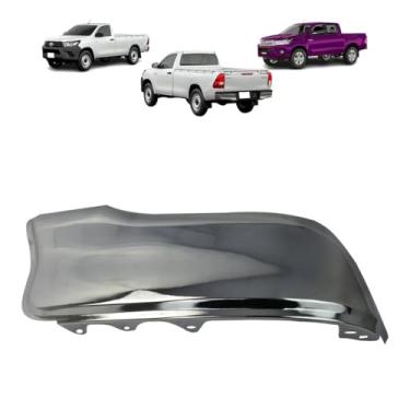 Imagem de PONTEIRA DO PARACHOQUE TRASEIRO HILUX 2016 A 2019 LADO ESQUERDO (CROMADO) - SM-TY04020009-L