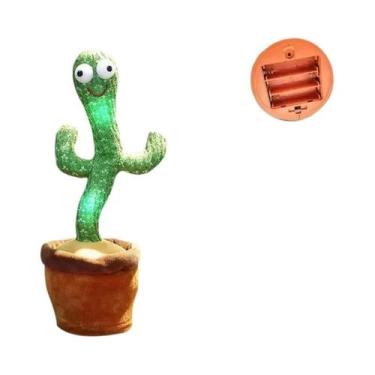 Imagem de Brinquedo Cacto Falante Recarregável Com Mudador De Voz Para Espanhol,