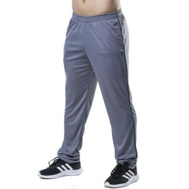 Imagem de Calça Esportiva Com Detalhes Laterais Elite, Grafite, Preto, EG5