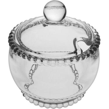 Imagem de Açucareiro Home&Co 11x10x10cm Vidro Transparente 200ml Utensílio de Me