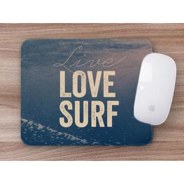 Imagem de Mouse Pad Emborrachado Personalizado Surf Surfista Praia - Deluzz, Liv