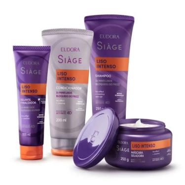 Imagem de Combo Siàge Liso Intenso (4 itens) - Eudora Siàge