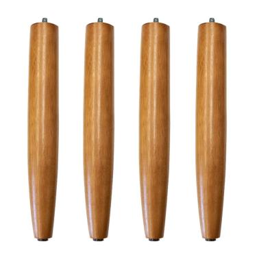 Imagem de Kit 04 Pés Palito Castanho 25 Cm - D'Rossi