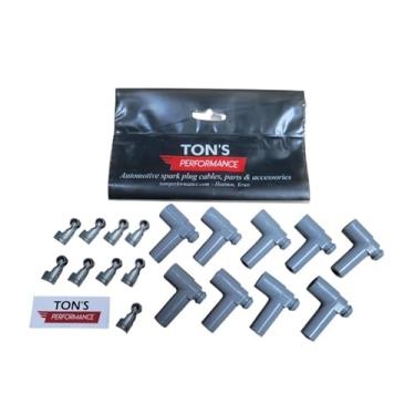 Imagem de Ton's Performance Kit de inicialização de fio de vela de ignição do distribuidor HEI cinza, (conjunto de 9) SBT-HEI-GY-9