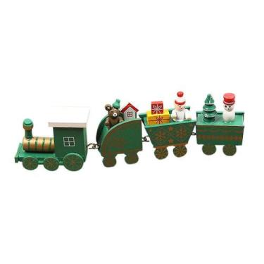 Imagem de Trem elétrico Building Blocks Brinquedo Trem Infantil Modelo Tr - Muye