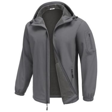 Imagem de Jaqueta Windbreaker Jaqueta masculina impermeável de inverno COOFANDY