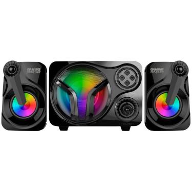 Imagem de Subwoofer 2.1 KMEX 11W SS-9300 Leds