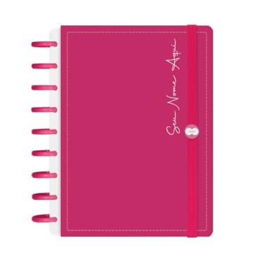 Imagem de Caderno De Disco Iscool Inteligente 140 Folhas Personalizado Solid Colors Pink M+