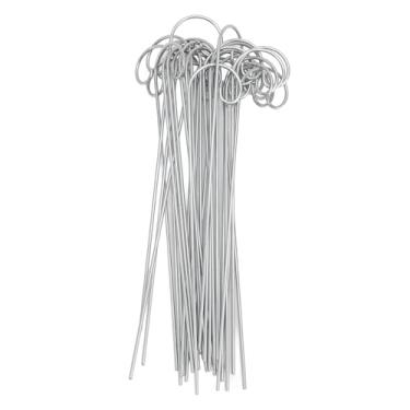 Imagem de Etiquetas de plantas para plantas ao ar livre, 30 peças, suporte de ganchos de etiquetas de plantas de aço inoxidável, marcadores de jardim, placa de estaca para vaso de flores, bonsai de 200 mm