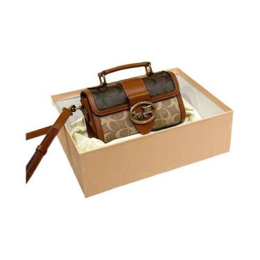 Imagem de Bolsa Feminina Pequena De Cores Contrastantes, Minimalista E Elegante,