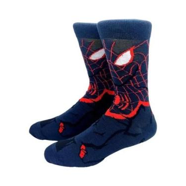 Imagem de Meias Longas Masculinas Com Personagens De Desenho Animado Confortávei