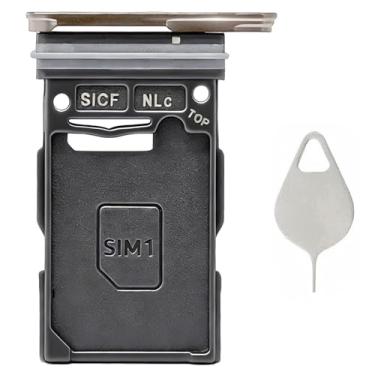 Imagem de Ubrokeifixit Suporte de compartimento para cartão SIM único Galaxy S25 S931W substituição para Samsung Galaxy S25 SM-S931U S931W S931U1 S931B S931E 6,2 polegadas (S931U-ouro rosa)