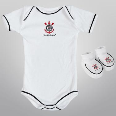Imagem de Conjunto Corinthians Body c/ 2 peças Infantil-Masculino