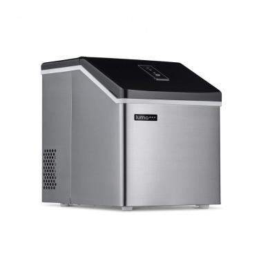 Imagem de Máquina de Gelo em Cubos Transparentes Luma Comfort IM200SS Aço Inoxidável Produção 18 kg/24h Portátil 110V