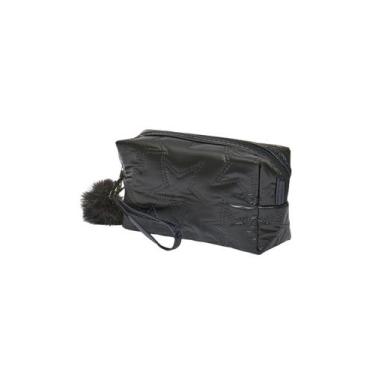 Imagem de Necessaire Qualis Estampa Em Estrela NS2390, Preto