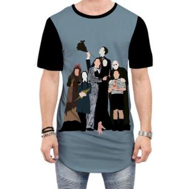 Imagem de Camiseta Long Line Família Addams Morticia Gomez Wandinha 2 - Estilo V