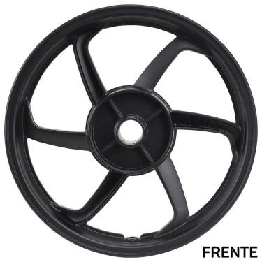 Imagem de Roda Traseira Biz 125 Preta Freio Tambor Fabreck