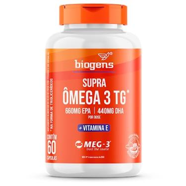 Imagem de Supra Ômega 3 + Vitamina E, 660mg EPA | 440mg DHA, selo internacional de qualidade MEG-3®, 60 cápsulas, Biogens