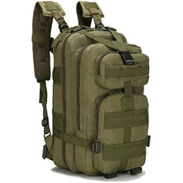 Imagem de Mochila Escolar De Náilon Mochila À Prova D'água Para Atividades Ao Ar Livre Para Esportes Acampamento Caminhadas Caminhadas Bolsa,Verde Exército (30l),A,bonny369