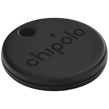 Imagem de Chipolo ONE Spot - 1 pacote - Funciona com Apple Rede do app Buscar. Localizador de chaves, rastreador Bluetooth, localizador de itens. Compatível apenas com iOS (quase preto)