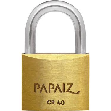 Imagem de Cadeado Papaiz 40mm - Embalagem Flow Pack com 5 Unidades