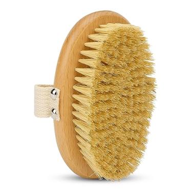 Imagem de Reafirmante Da Pele Remove Os Mortos Pincel De Madeira De Faia Com Efeito De Massagem Para Pés Pernas,Escova Corporal, Escova Para Pele, Escova Para Banho Para Pele, Tratamento De Celulite, Drenagem