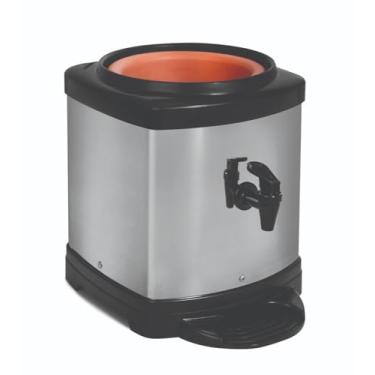 Imagem de Suporte Filtro Para Galão De Água Mineral Bebedouro10l 20l Inox E Cerâmica Cuba de Barro (Preto)