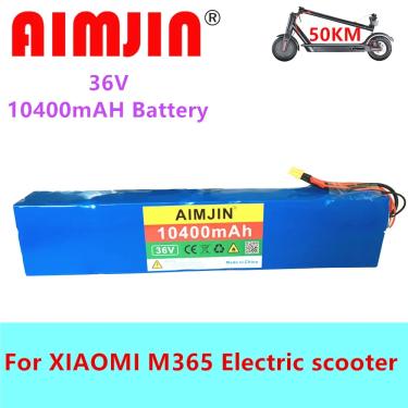 Imagem de Bateria elétrica para patinete xiaomi m365 pro  pacote de baterias especiais de 10 p  36v e 10400mah