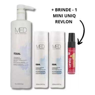 Imagem de Med For You Equal Shampoo 1 L + 2 Condicionador 250ml + Brd!