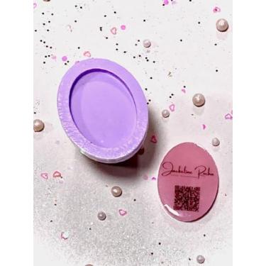 Imagem de Confeitaria dos Moldes, R100 Molde de silicone oval 3x4 resina