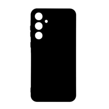 Imagem de Capa Silicone Macia Aveludada Forro Interno Preta Compativel com Samsung Galaxy A55