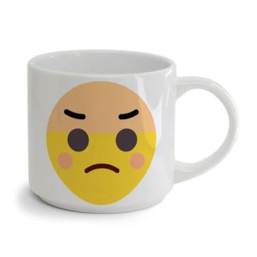 Imagem de Xícara Bucks Porcelana 450ML Emoji chateado