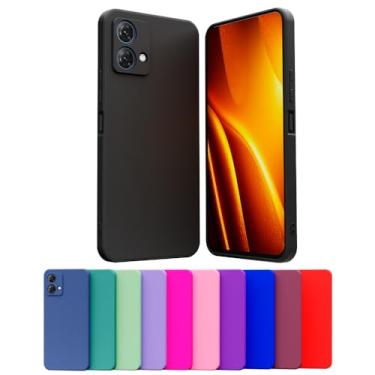 Imagem de Capa Case Celular Compatível Motorola Moto G84 Silicone Macio Interior Veludo Proteção De Câmera (ROSA PINK)