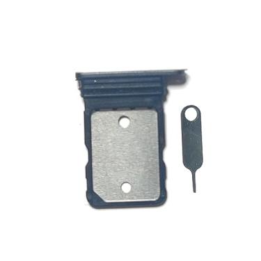 Imagem de Suporte de bandeja para cartão SIM Micro SD adaptador de substituição para Google Pixel 7A (preto)