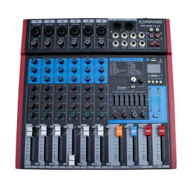 Imagem de Mesa de Som SoundVoice MS-602 Plus Fx/Usb/Blue/Eq 7 Bandas