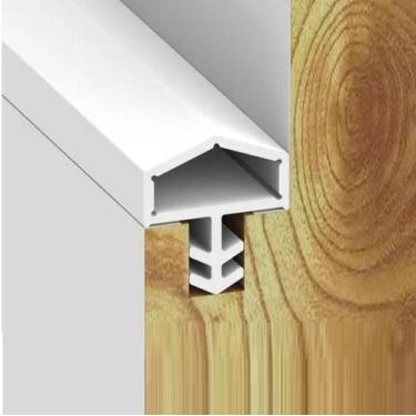 Imagem de 22 metros Borracha De Vedação P/ Porta De Madeira Cor Branca Espiga de