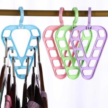 Imagem de 12 Cabides Multiuso 9 Cavidades Kit Organizador de Armário - Fx