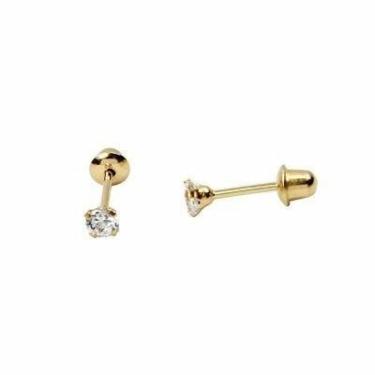 Imagem de Brinco De Ouro 18k Infantil 2.5mm - DG Presentes