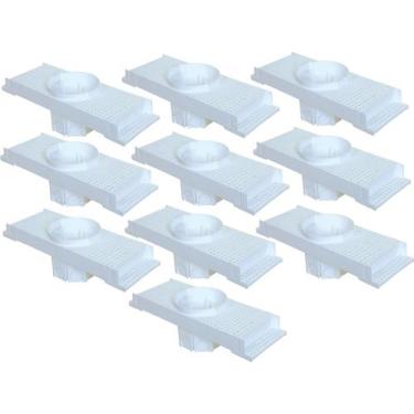 Imagem de Kit 17 Caixa Passagem Embutir Spot Led Laje Plafon 7w Par20 - Plasled