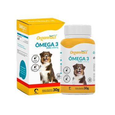 Imagem de Ômega 3 Dog Organnact Suplemento Vitamínico 1000mg com 30 Cápsulas, 30
