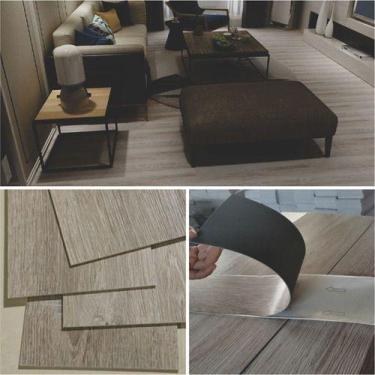 Imagem de Piso Vinilico Autocolante Madeira 10 Unid. - EUROFLOOR, Nogueira Vinta