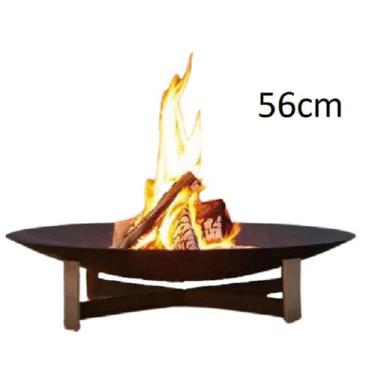 Imagem de Lareira Portátil Para Ambientes Externos - Fire Pit - 56cm - Flame Hou