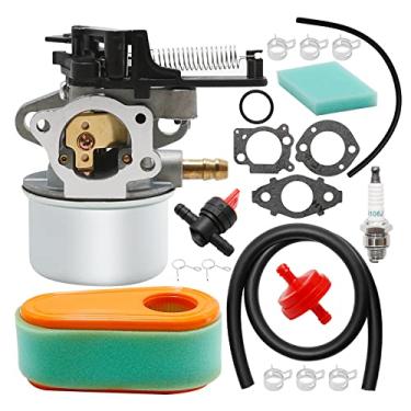 Imagem de Laffoonparts 591137 Carburador de substituição para Brigs - Straton 595390 590948 775EX 111000 11P000 121000 12Q000 Motor de cortador de grama com filtro de ar 795066 796254