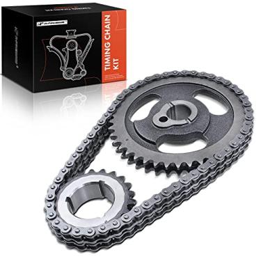 Imagem de A-Premium Kit de corrente de sincronização do motor com roda dentada [compatível com OHV, 8Cyl 5.0L 5.8L] Compatível com Ford E-150 E-250 E-350 Econoline Club Wagon, F-150, F-250, Mustang & Mercury